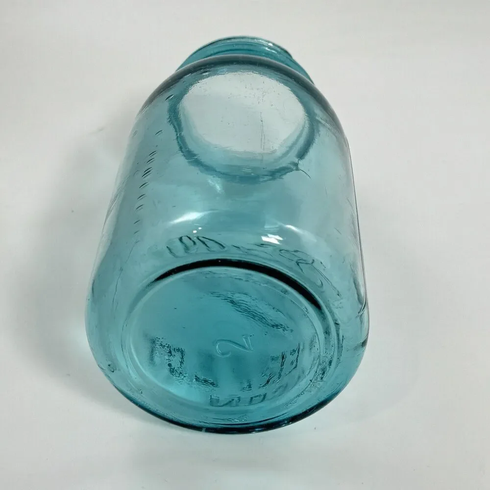Antique Blue Ball‎ Perfect Mason Canning Jar Vintage Glass Collectible